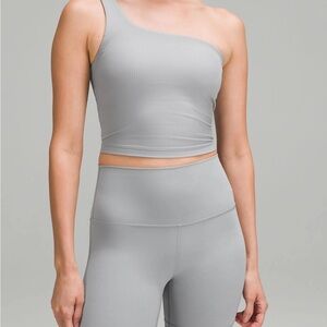 lululemon Ribbed Nulu Asymmetrical Yoga Tank  Top